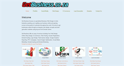 Desktop Screenshot of getbusiness.co.za